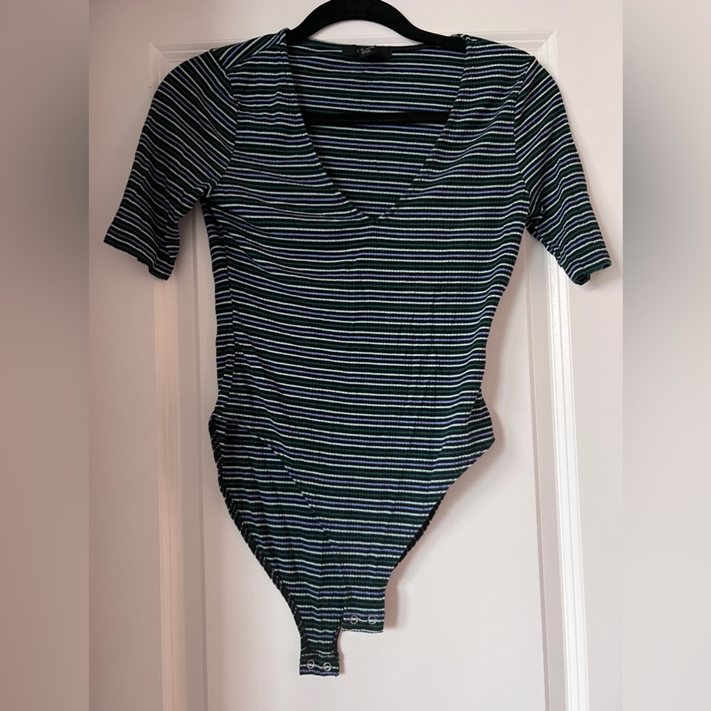 Bodysuit striped top